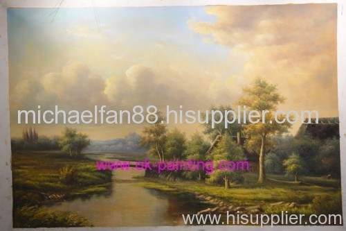 oil painting, landscape oil painting, classical oil painting