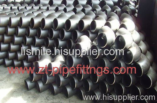 carbon steel pipe fitting equal elbow