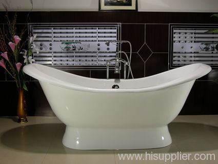 UPC slipper pedestal bathtubs