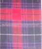 Wool Polyester Plaid Fabric