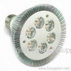 Energy-saving 6W High-power LED PAR30 Spotlight with E27 Base and 50,000-hour Lifespan