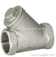 Stainless Steel Female Threaded Y Strainer