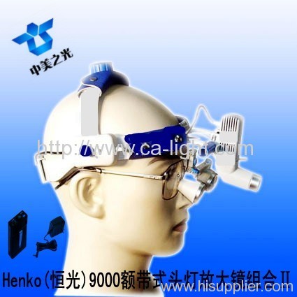 Medical headlight Henko8000 withBinocular Loupesl Loupes type one