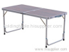 Outdoor aluminum picnic table