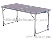 Outdoor aluminum picnic table