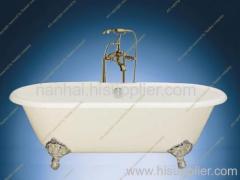 66 inch roll top cast iron bathtub