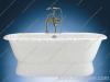 60 inch Cast Iron Pedestal Bathtub