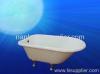 clawfoot cast iron single ended bath