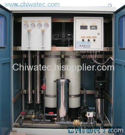 Completely SS frame RO water treatment equipment 8000GPD with pre-treatment