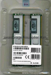 HP server ddr3 ram memory 500662-B21 8GB 2Rx4 PC3-10600R-9 Kit