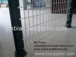 Weld Wire Mesh Fence with Peach Post