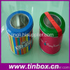 metal tin with PVC windows