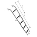 Folding Telescopic Ladder With Distance Holder