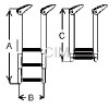 Standard Telescopic Boat Ladder