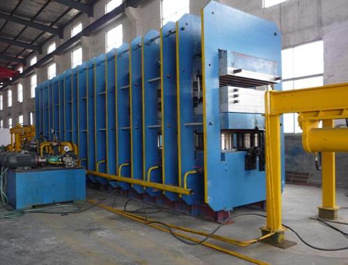 vulcanizing press production line