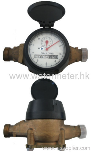 PME-Multi-jet dry typ vane wheel water meter