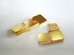 Gold Coated NdFeB Magnet