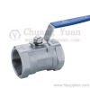 stainless steel 1pc female ball valve