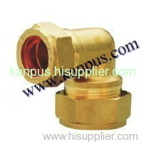 90 degree brass reduce coupling elbow (brass fitting)