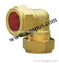 90 degree brass coupling elbow ( brass fitting )