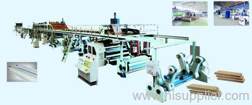 Corrugated cardboard production line