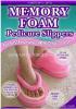 Memory foam pedicure slippers
