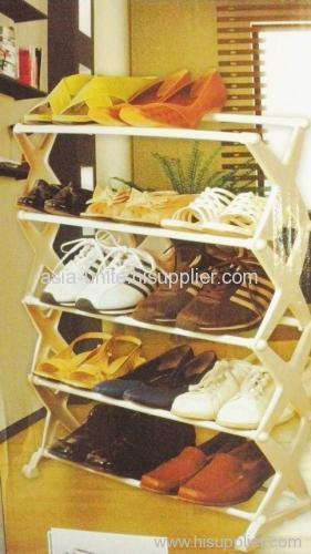 Folding shoe rack