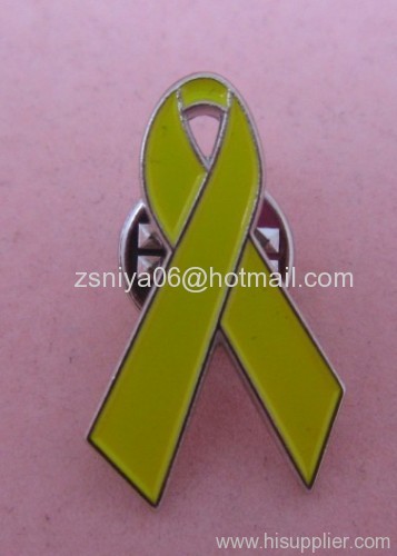 ribbon lapel pin