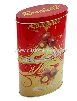 oval candy tin packaging