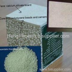 Expanded polystyrene & cement sandwich panel