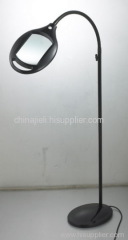 Floorstand LED magnifier lamp