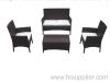 Outdoor PE rattan furniture KD sofa group