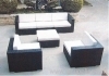 Outdoor wicker sofa group furniture