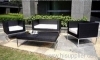 Outdoor PE rattan&Stainless sofa set