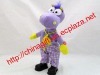 Electric powered singing and dancing plush dinosaur