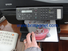 magnetic photo printing paper