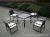 Garden wicker dining set