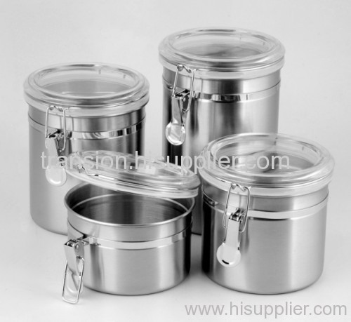 5 inch Stainless Steel Canisters