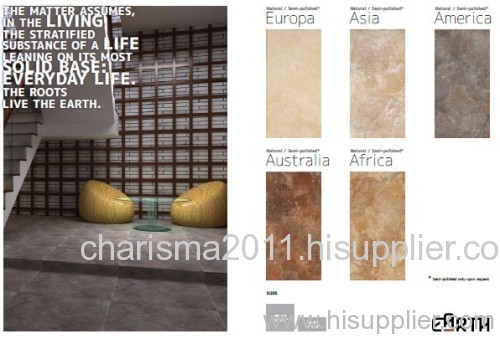 glazed full body porcelain tile