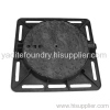 EN124 sand casting iron manhole cover