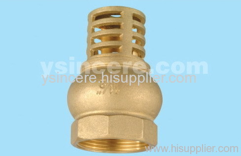 brass foot valve casting body