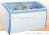 Glass door freezer