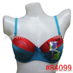 lady's fashionable bra padded bra push up bra lady's sexy cheap bra