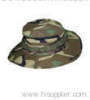 green camouflage boonie hat