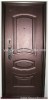 Steel Security Door With Double Colors,metal door