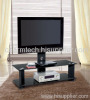 Black Tempered Glass and Home LCD TV Stands