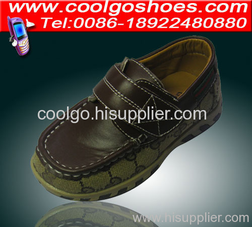 coolgo genuine leather children shoes