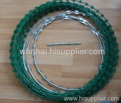 PVC coating razor wire