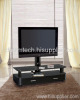 Black Painted MDF Drawer LCD DVD TV Stand