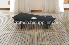 360 Degrees Swivel Glass Plate LCD TV Stand